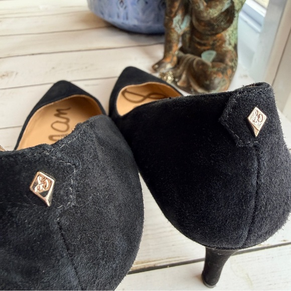 Sam Edelman | Black Suede Heels, 3” - Picture 13 of 14